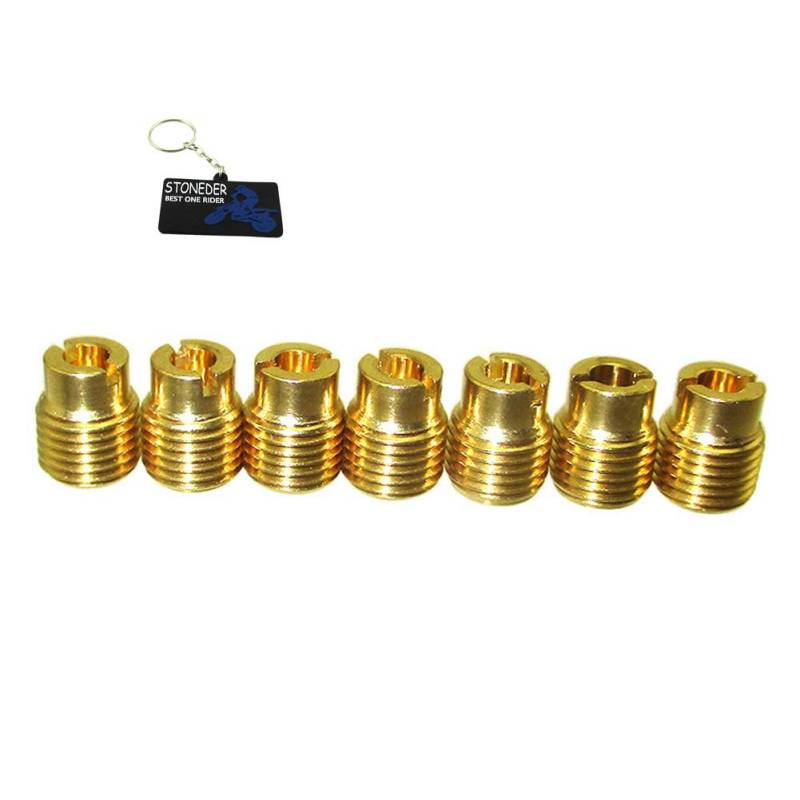 STONEDER #102.5#105#110#115#120#125#130 Vergaser-Hauptdüsen für Predator 212cc Honda GX160 GX200 Mini Bike Go Kart von STONEDER