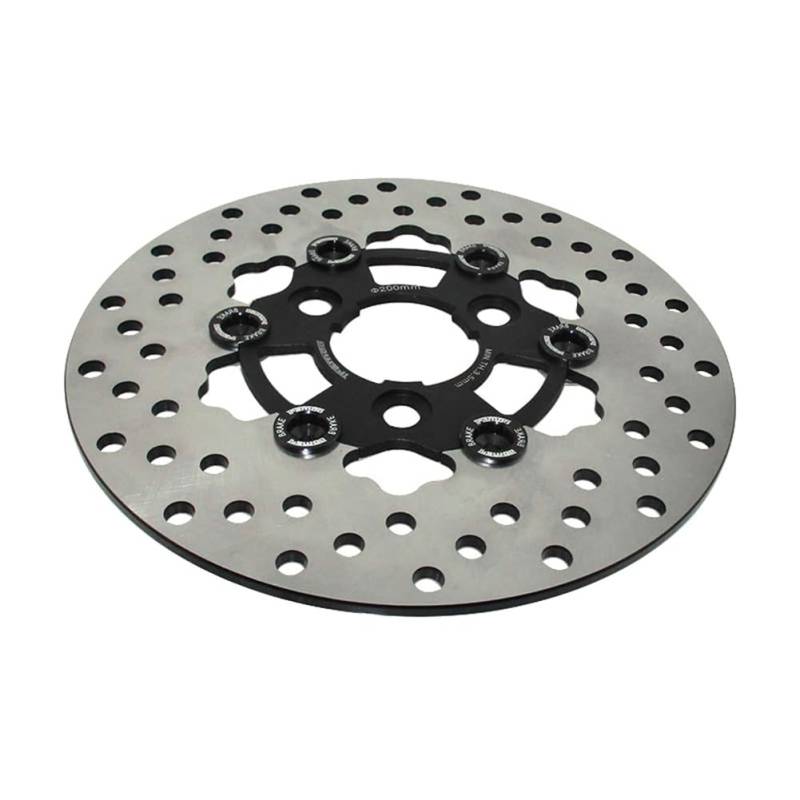 STONEDER 200 mm Bremsscheibe vorne für DAX PBR Monkey Bubbly Trex 50cc oder 125cc Zhenhua Skyteam Jincheng (schwarz) von STONEDER