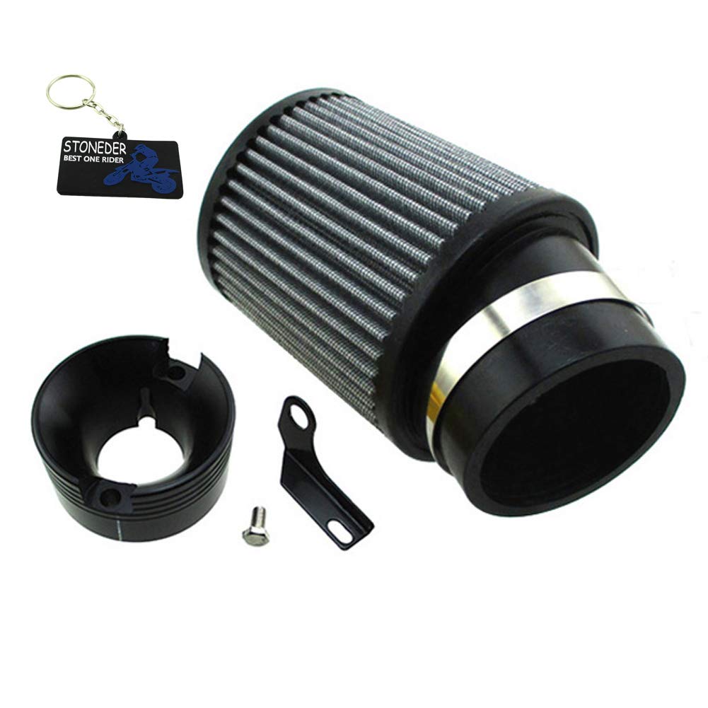 STONEDER 62 mm Luftfilter + schwarzer Adapter für 11 PS 13 PS Honda GX340 GX390 Klonmotor Go-Kart Predator 301 cc 420 cc Carbs STONEDER 62 mm Luftfilter + schwarzer Adapter für 11 PS 13 PS Honda GX340 GX390 Klonmotor Go-Kart Predator 301 cc 420 cc Carbs von STONEDER