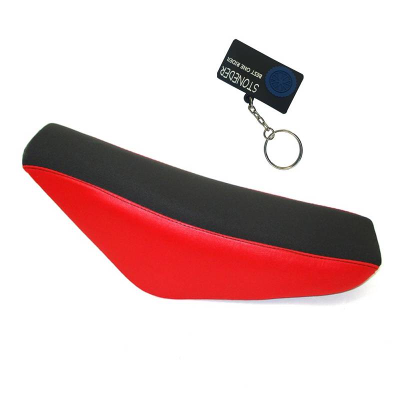 STONEDER Schwarz rot hoch schaum sitz für honda crf50 xr50 pit dirt motor trail bike 50cc 70 125 140cc 150cc 160cc und ihre kopien fahrräder aus china wie chinesisch hergestellt crf50 xr50 ssr ycf von STONEDER