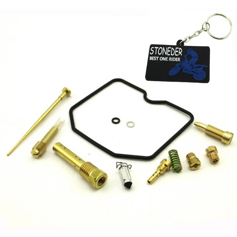 STONEDER komplett-Set Vergaser Rebuild Kit Reparatur für Kawasaki Prairie 360 KVF360 2003 2004 2005 2006 2007 ATV Quad 4 Wheeler von STONEDER