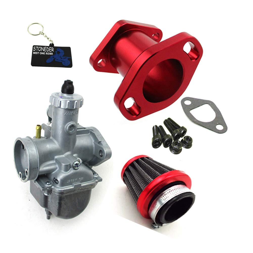 Stoneder Mikuni VM22-3847 Vergaser Mainfold Rot 38mm Luftfilter für Predator 212cc GX200 196cc Mini Bike Stoneder Mikuni VM22-3847 Vergaser Mainfold Rot 38mm Luftfilter für Predator 212cc GX200 196cc Mini Bike von STONEDER