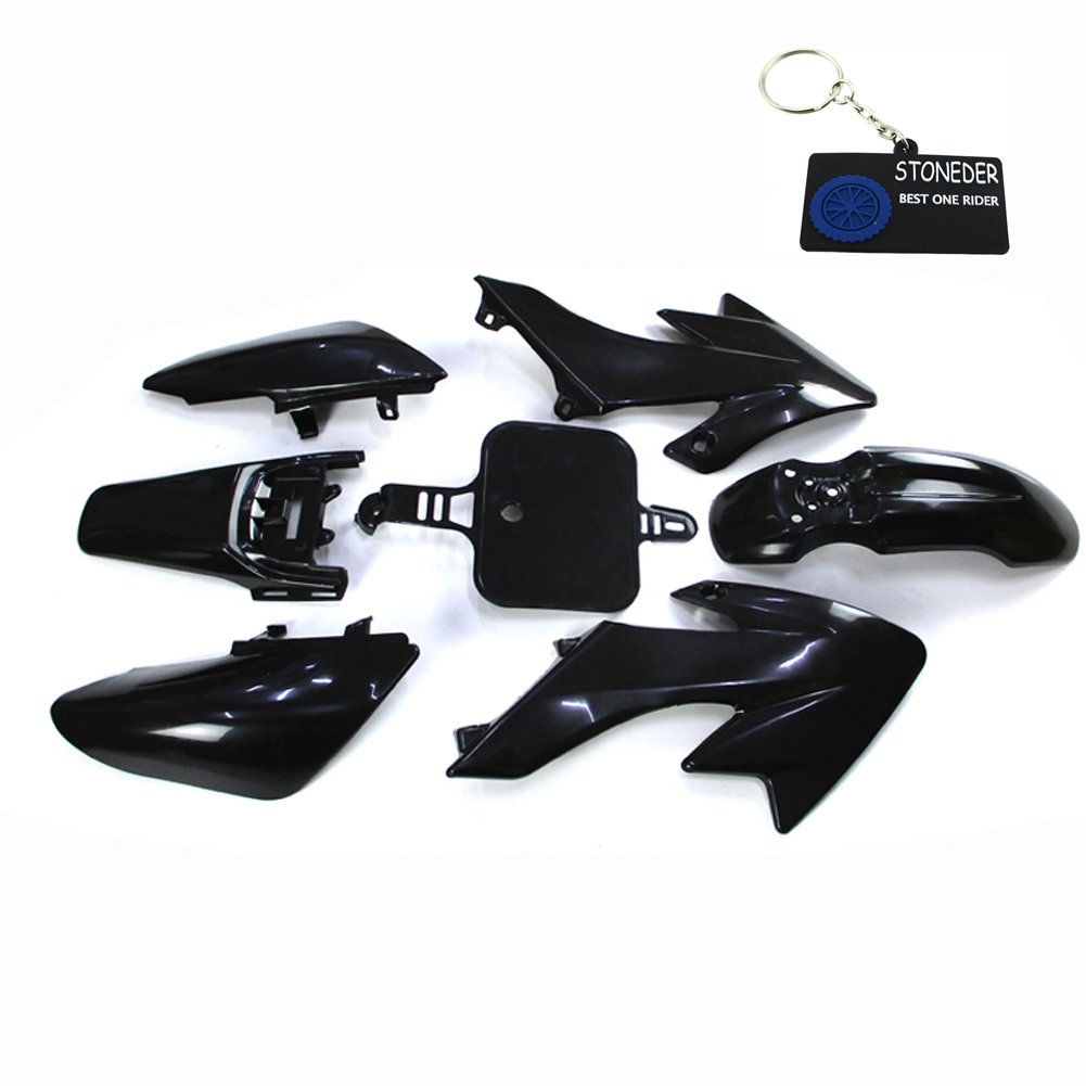 STONEDER Schwarze CRF50 XR50 Verkleidung aus Kunststoff für Piranha Coolster Pitsterpro GPX STONEDER Schwarze CRF50 XR50 Verkleidung aus Kunststoff für Piranha Coolster Pitsterpro GPX von STONEDER