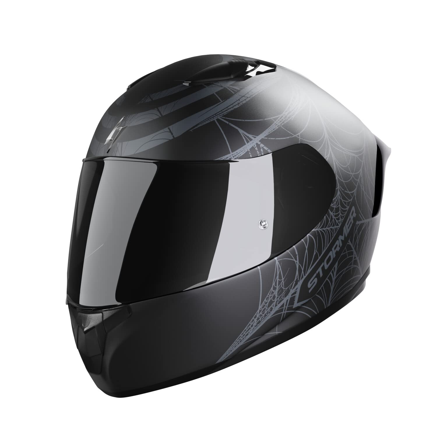 STORMER, Integralhelme motorrad ZS-601 REDBACK black grey matt, XL von STORMER