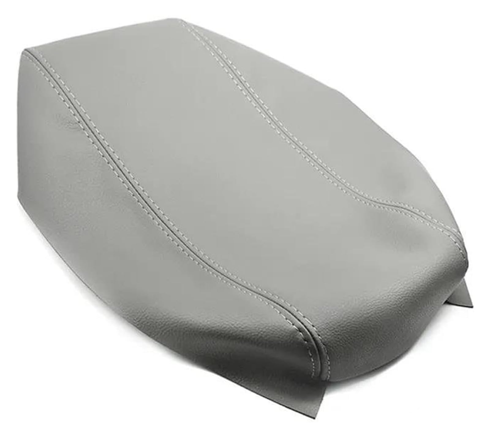 Auto Armlehne Anti Rutsch Matte Für Prius 30 2009-2015 Stilvolle Und Rutschfeste Weiche Leder Wasserdichte Mittelabdeckung Car Center Control Armlehne Box Schutz(Titanium) von STQNXR