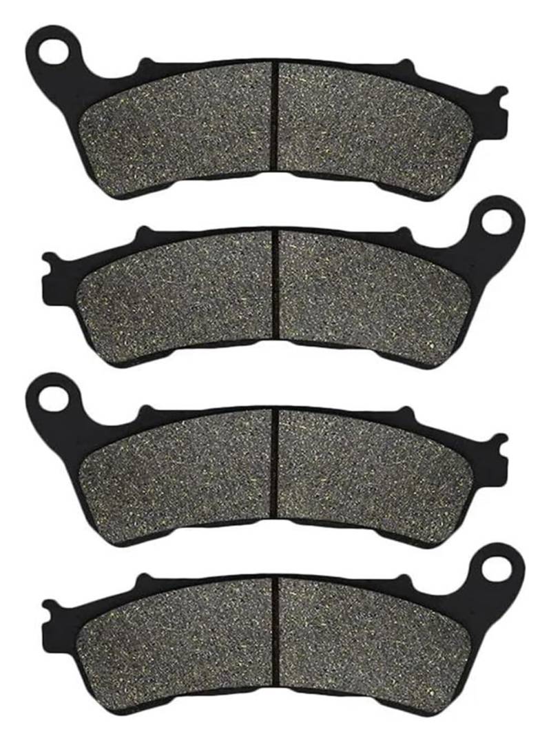 Für CBF1000 CBF1000A CBF 1000 S/T ABS 2006 2007 2008 2009 2010 2011-2016 Motorrad Vorne Und Hinten Disc Bremsbeläge Vorderseite Bremsbeläge(2 Pair) von STQNXR