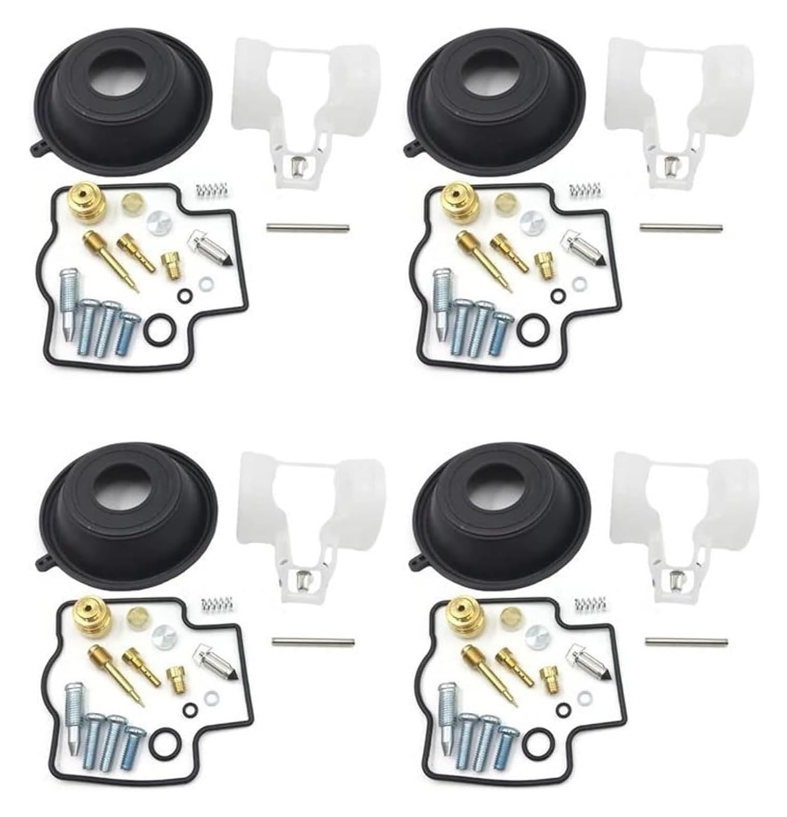 Für K&awasaki ZX-7 ZX7 ZX9R ZX-9R ZX1000B ZX-10 ZX 900 1000 ZX10 Motorrad-Umbau-Reparatur-Membran-Schwimmer-Teile-Ersatz Motorrad Vergaser Reparatursatz von STQNXR