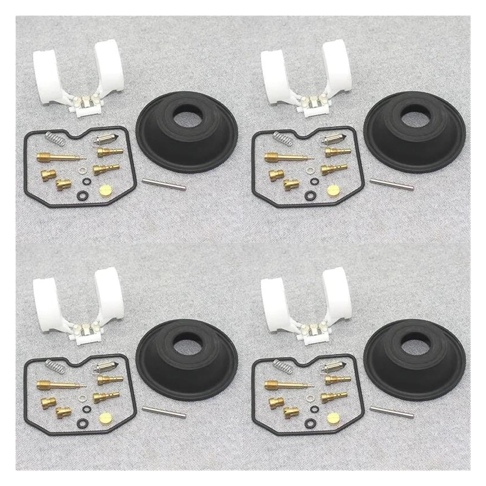 Für K&awasaki ZX400R GPZ ZX 400 400R R GPZ400 GPZ400R ZX400 Motorradvergaser Nadelventildichtung Luftschraube Carb Rebuild Kits Motorrad Vergaser Reparatursatz(4PCS) von STQNXR