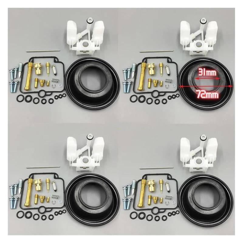 Für Suzuki GSF1200 Für Bandit GV75A 1996-2000 Für GSX-R750 GSX-R1100 GSXR GSX-R 750 1100 Motorrad Vergaser Carb Reparatur Rebuild Kit Motorrad Vergaser Reparatursatz(1-A) von STQNXR