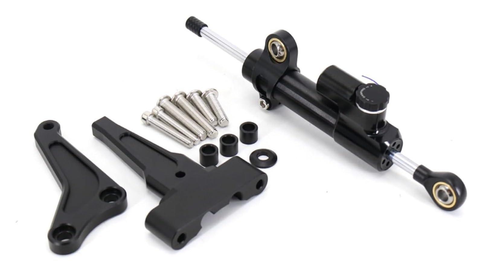 Motorrad Dämpfer Stabilisator Für Street Triple 765 RS 765 R 1200 RS Motorrad Modifizierter Lenkungsdämpfer-Stabilisator-Montagehalterungs-Unterstützungssatz(1330) von STQNXR