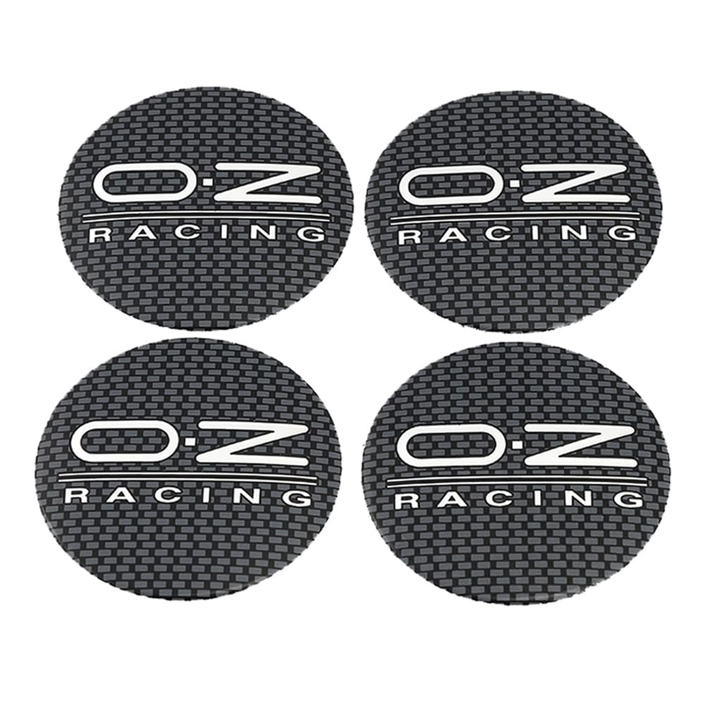 Auto Radnabenkappen für O.Z OZ Racing 56MM Radnabenabdeckung Reifen Felgendeckel Aufkleber Nabenkappen Abzeichen Sticker Zubehör,F von STREHN