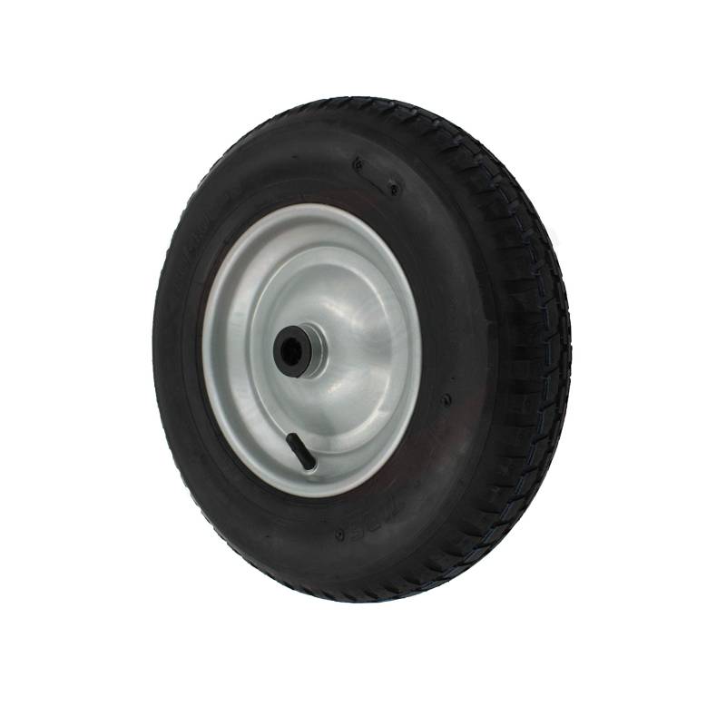 Luftrad Stahlblechfelge Rollenlager Stollen Ø 400 mm Breite 100 mm Achs-Ø 20 mm von STRICKER-ROLLEN