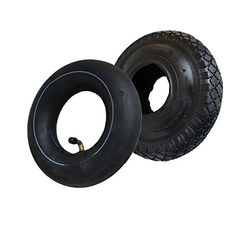 SET Reifen+Schlauch 260x85 3.00-4" Stollen Profil PR2-Lagen Tragfähigkeit 136 kg von STRICKER-ROLLEN