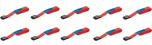 STROXX - 8X Zurrgurt 200Kg - 2m lang - 25mm breit - 1tlg. - mit Klemmschloss Schnellverschluss - Spanngurt - Befestigungsgurt - EN12195-2 - GS - TÜV - für schnelle Sicherungen STROXX - 8X Zurrgurt 200Kg - 2m lang - 25mm breit - 1tlg. - mit Klemmschloss Schnellverschluss - Spanngurt - Befestigungsgurt - EN12195-2 - GS - TÜV - für schnelle Sicherungen von STROXX