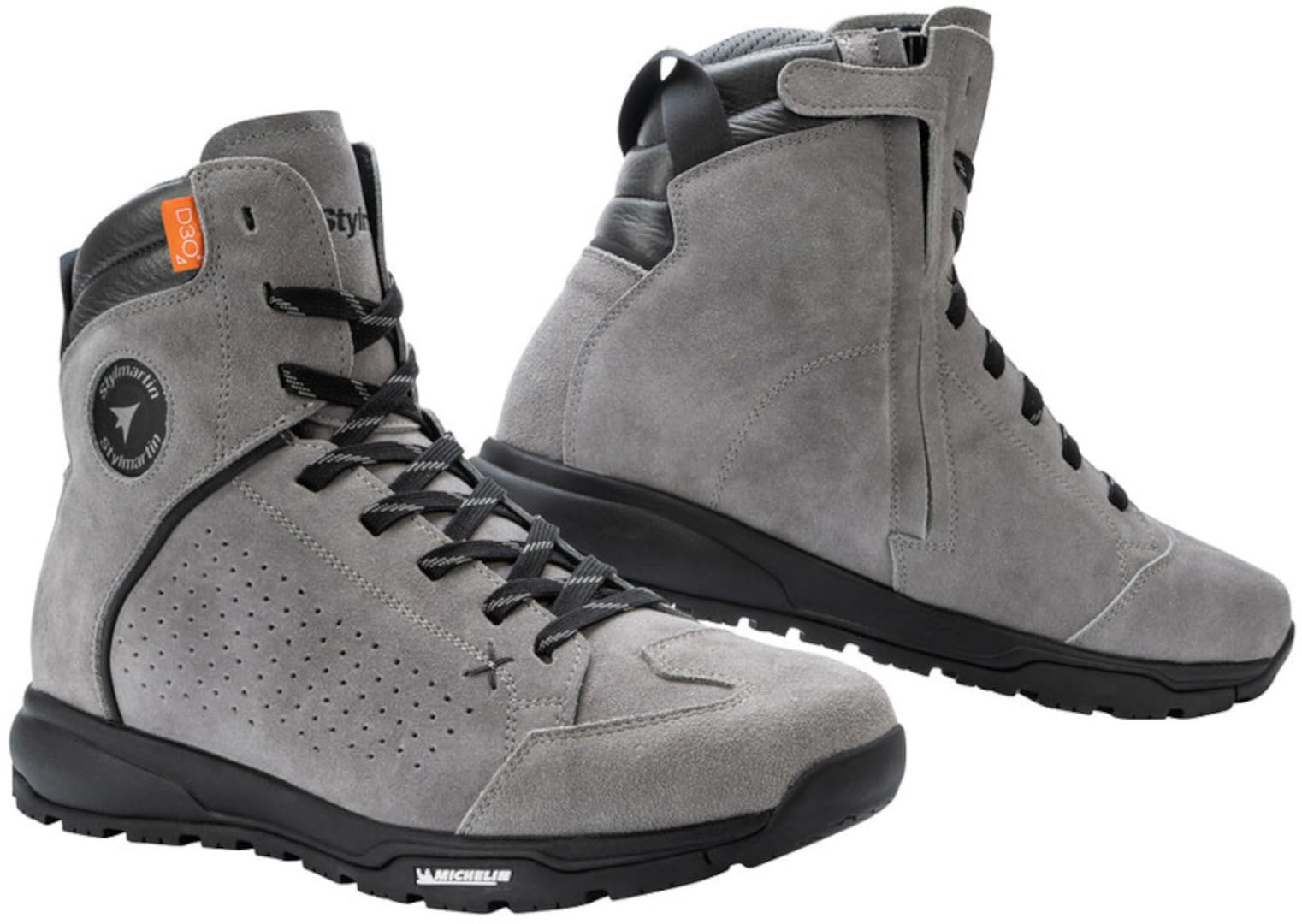 STYLMARTIN Zed Air Motorradschuhe Sneaker grau CE Leder mit D3O Protektoren und Michelin-Sohle, 48 STYLMARTIN Zed Air Motorradschuhe Sneaker grau CE Leder mit D3O Protektoren und Michelin-Sohle, 48 von STYLMARTIN