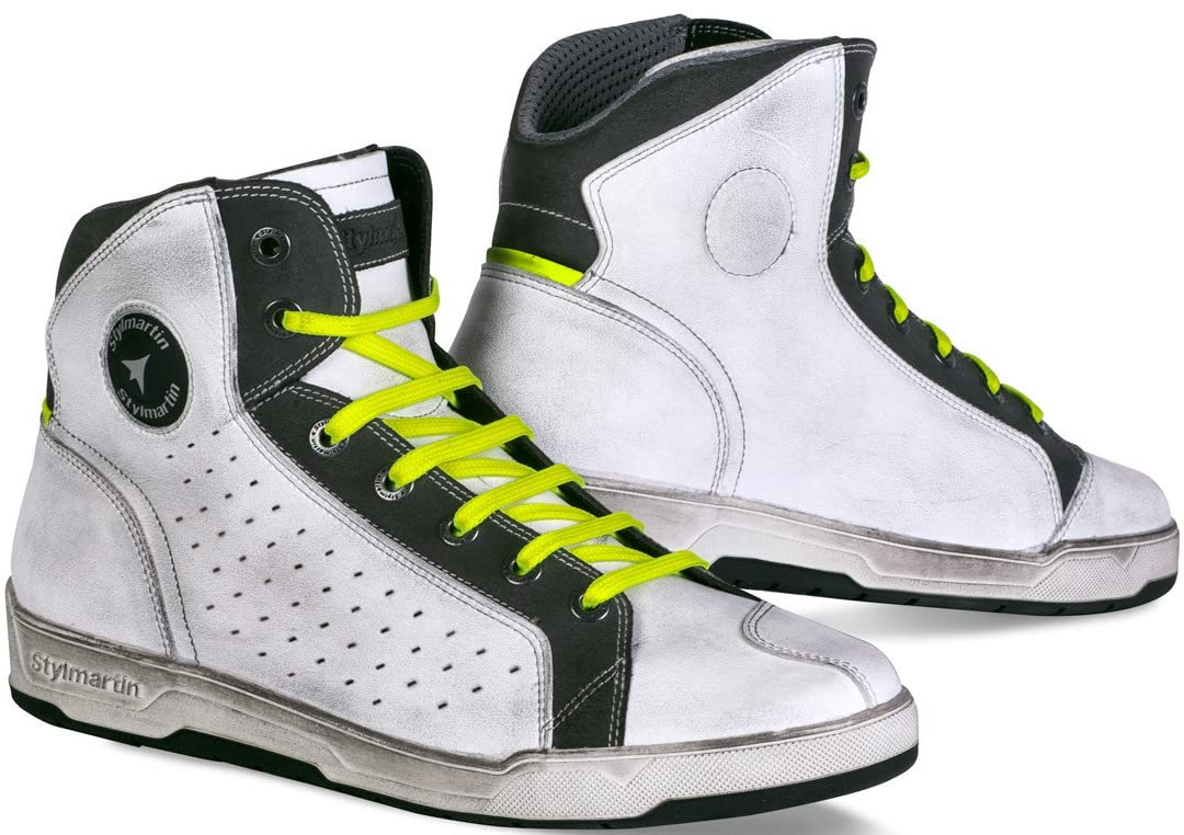 STYLMARTIN Unisex Sector moto boot, Weiß, 45 EU STYLMARTIN Unisex Sector moto boot, Weiß, 45 EU von STYLMARTIN