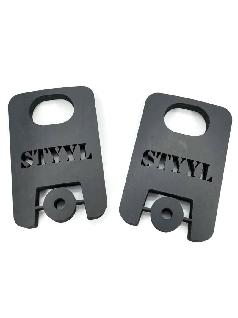 STYYL DUCATO JUMPER BOXER FENSTERSCHUTZ ZUSÄTZLICHES GUMMI-STOßSTANGEN-SET 2-TLG von STYYL