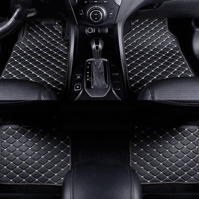 Auto FußMatten, für Ford Kuga 2015-2020 Auto-Fußmatten Allwetter-Leder wasserdicht rutschfest vorne und hinten kompletter,A von SUCADA