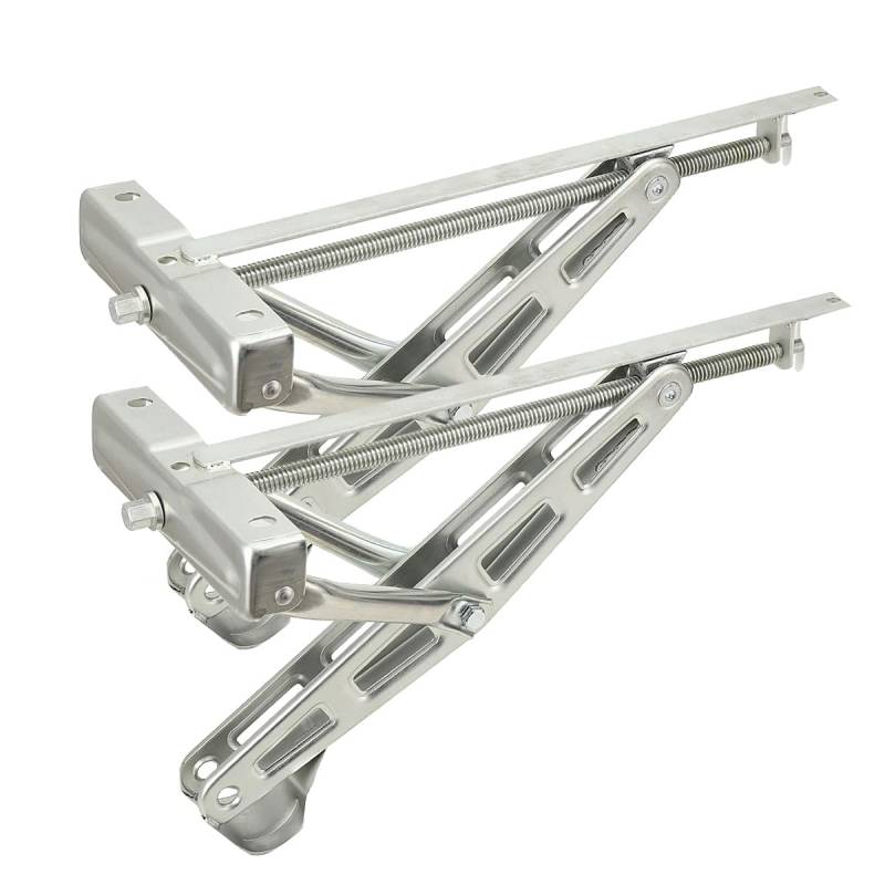 SUDEG Ausdrehstütze Stützfuß Steckstütze Wohnwagen,2er Set Kurbelstütz für Wohnwagen,Traglast 800kg,Hubhöhe: 105mm bis 520mm von SUDEG