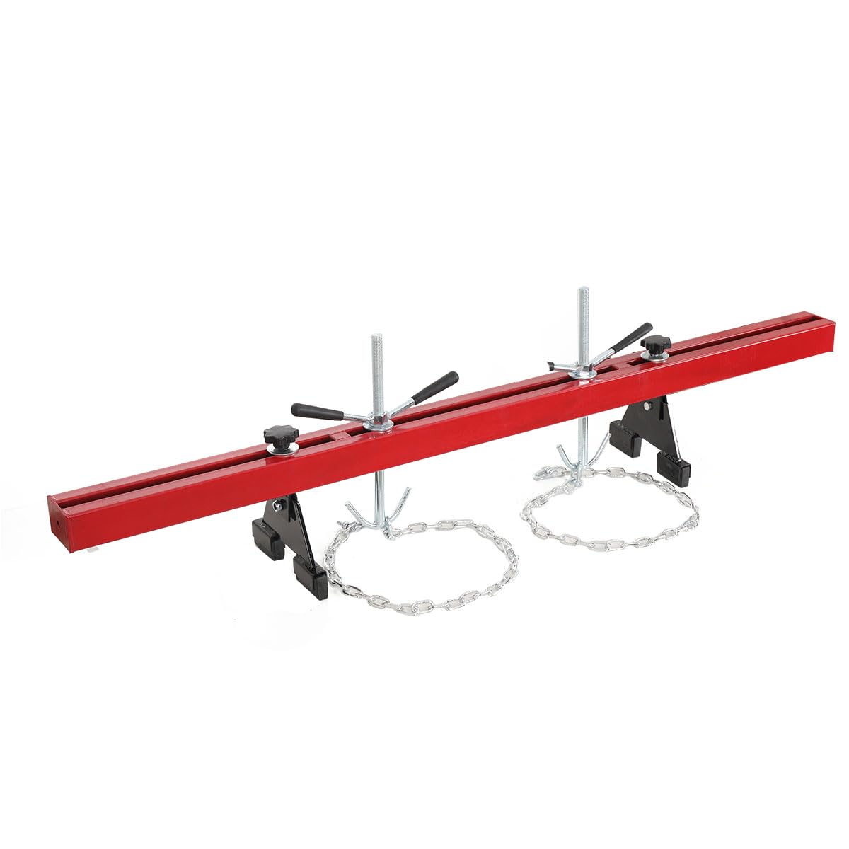 SUDEG Motorbrücke, 780-1450mm Verstellbar Kotflügel Traverse Motorheber Motorhalter Motortraverse,Kotflügeltraverse bis zu 500kg, Rot SUDEG Motorbrücke, 780-1450mm Verstellbar Kotflügel Traverse Motorheber Motorhalter Motortraverse,Kotflügeltraverse bis zu 500kg, Rot von SUDEG