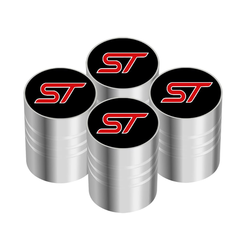 4 Stück Metall Auto Ventilkappen für Ford ST Line Focus X 2 3 Mondeo Fiesta Kuga MK2 MK3 MK4 stabilen Reifendruck Reifen Schmücken Zubehör,B 4 Stück Metall Auto Ventilkappen für Ford ST Line Focus X 2 3 Mondeo Fiesta Kuga MK2 MK3 MK4 stabilen Reifendruck Reifen Schmücken Zubehör,B von SUDORF