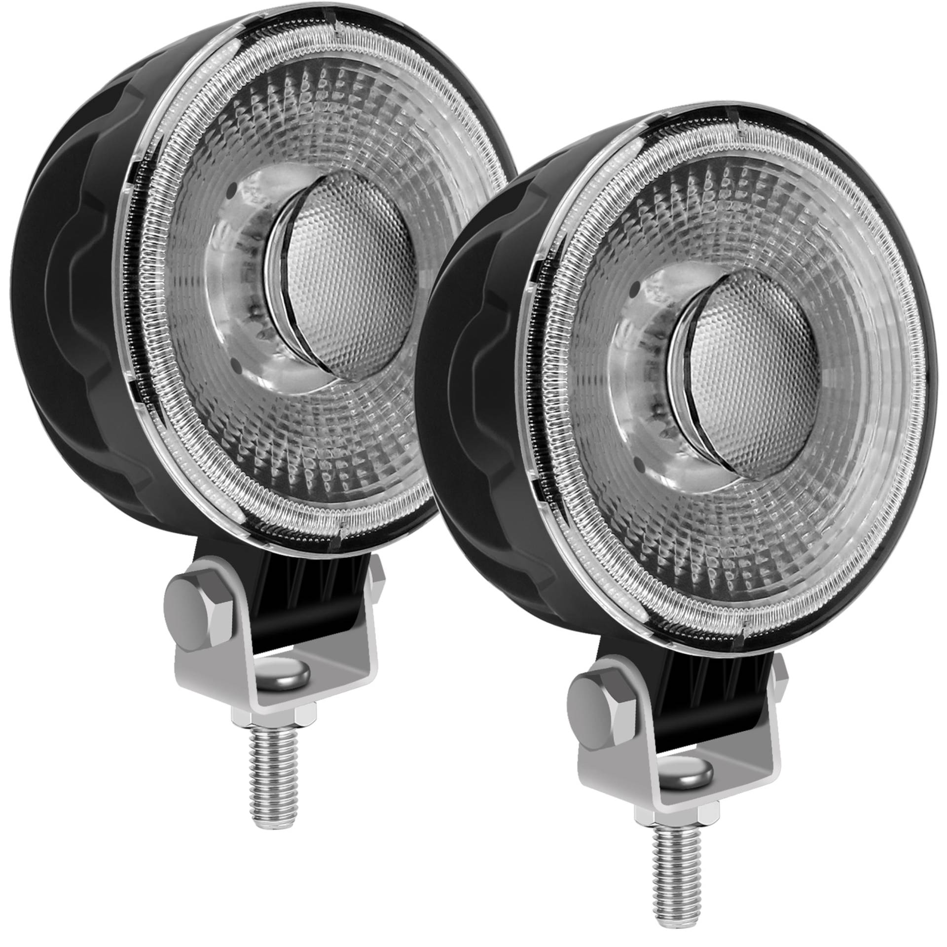 SUFEMOTEC 3 Zoll weiße LED Arbeitsscheinwerfer, 12V 24V Flutlicht LED Zusatzscheinwerfer Nebellicht für Motorrad ATV LKW Boot Traktor Bagger Schlepper Gabelstapler Arbeitsleuchten SUFEMOTEC 3 Zoll weiße LED Arbeitsscheinwerfer, 12V 24V Flutlicht LED Zusatzscheinwerfer Nebellicht für Motorrad ATV LKW Boot Traktor Bagger Schlepper Gabelstapler Arbeitsleuchten von SUFEMOTEC