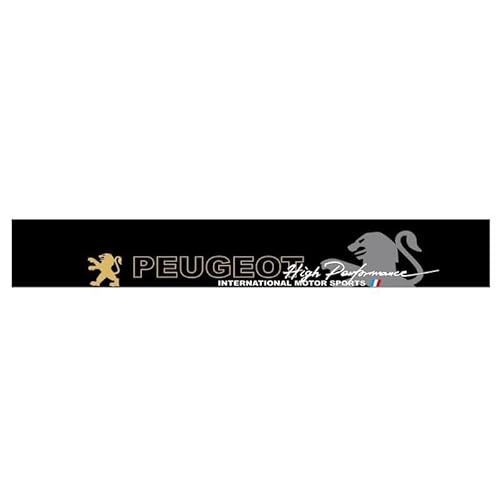 Auto Aufkleber, für Peugeot 107 108 206 207 207 CC 208 Auto vorne Windschutzscheibe Aufkleber Abdeckung Styling Dekoration Auto Sonnenschutzstreifen,A Auto Aufkleber, für Peugeot 107 108 206 207 207 CC 208 Auto vorne Windschutzscheibe Aufkleber Abdeckung Styling Dekoration Auto Sonnenschutzstreifen,A von SUGNAYS