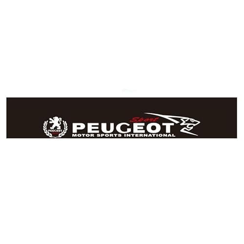 Auto Aufkleber, für Peugeot 208 2012-2024 Auto vorne Windschutzscheibe Aufkleber Abdeckung Styling Dekoration Auto Sonnenschutzstreifen,D Auto Aufkleber, für Peugeot 208 2012-2024 Auto vorne Windschutzscheibe Aufkleber Abdeckung Styling Dekoration Auto Sonnenschutzstreifen,D von SUGNAYS