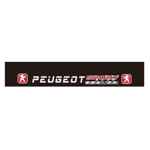 Auto Aufkleber, für Peugeot 208 II Like 2019-2024 Auto vorne Windschutzscheibe Aufkleber Abdeckung Styling Dekoration Auto Sonnenschutzstreifen,B Auto Aufkleber, für Peugeot 208 II Like 2019-2024 Auto vorne Windschutzscheibe Aufkleber Abdeckung Styling Dekoration Auto Sonnenschutzstreifen,B von SUGNAYS