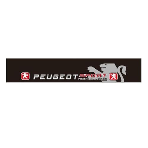 Auto Aufkleber, für Peugeot 208 II Like 2019-2024 Auto vorne Windschutzscheibe Aufkleber Abdeckung Styling Dekoration Auto Sonnenschutzstreifen,D Auto Aufkleber, für Peugeot 208 II Like 2019-2024 Auto vorne Windschutzscheibe Aufkleber Abdeckung Styling Dekoration Auto Sonnenschutzstreifen,D von SUGNAYS