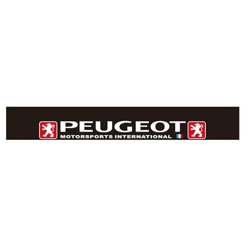 Auto Aufkleber, für Peugeot 208 P21 2019-2023 Auto vorne Windschutzscheibe Aufkleber Abdeckung Styling Dekoration Auto Sonnenschutzstreifen,A Auto Aufkleber, für Peugeot 208 P21 2019-2023 Auto vorne Windschutzscheibe Aufkleber Abdeckung Styling Dekoration Auto Sonnenschutzstreifen,A von SUGNAYS