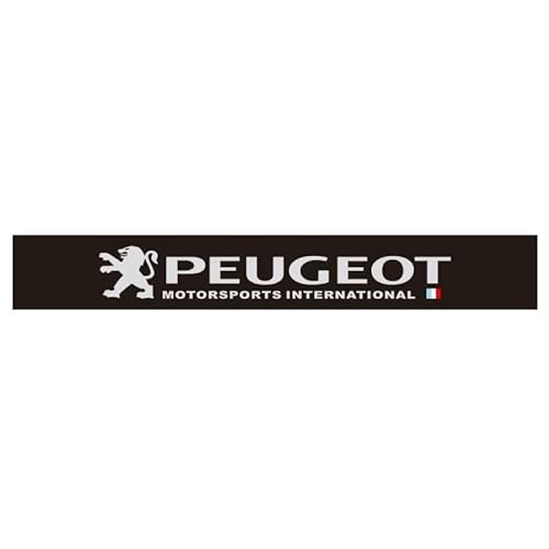 Auto Aufkleber, für Peugeot Rifter 2018-2023 Auto vorne Windschutzscheibe Aufkleber Abdeckung Styling Dekoration Auto Sonnenschutzstreifen,B Auto Aufkleber, für Peugeot Rifter 2018-2023 Auto vorne Windschutzscheibe Aufkleber Abdeckung Styling Dekoration Auto Sonnenschutzstreifen,B von SUGNAYS