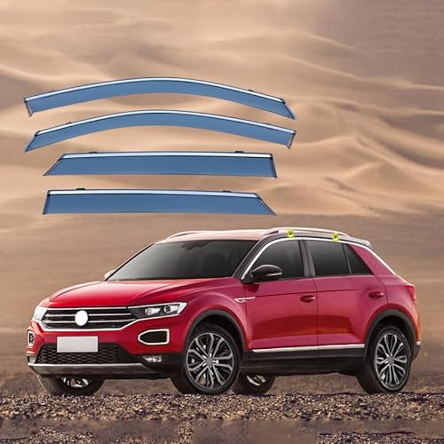 SUHNGE 1 Satz Windabweiser Regenabweiser für V.W T-ROC LWB MK1-A11 2018+, Seitenscheiben Regenschutz Regenabweise, Autofenster Anklebbare Windschutz Deflektoren SUHNGE 1 Satz Windabweiser Regenabweiser für V.W T-ROC LWB MK1-A11 2018+, Seitenscheiben Regenschutz Regenabweise, Autofenster Anklebbare Windschutz Deflektoren von SUHNGE