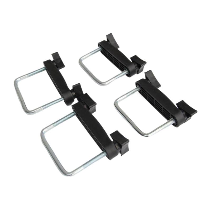 SUIOPPYUW 4 teilige Dachträger Werkzeug Clips, Gepäck mit Dachträger Klemmen, einfach und bequem, geeignet für Auto Gepäckträger, 4 Stück 6 cm von SUIOPPYUW