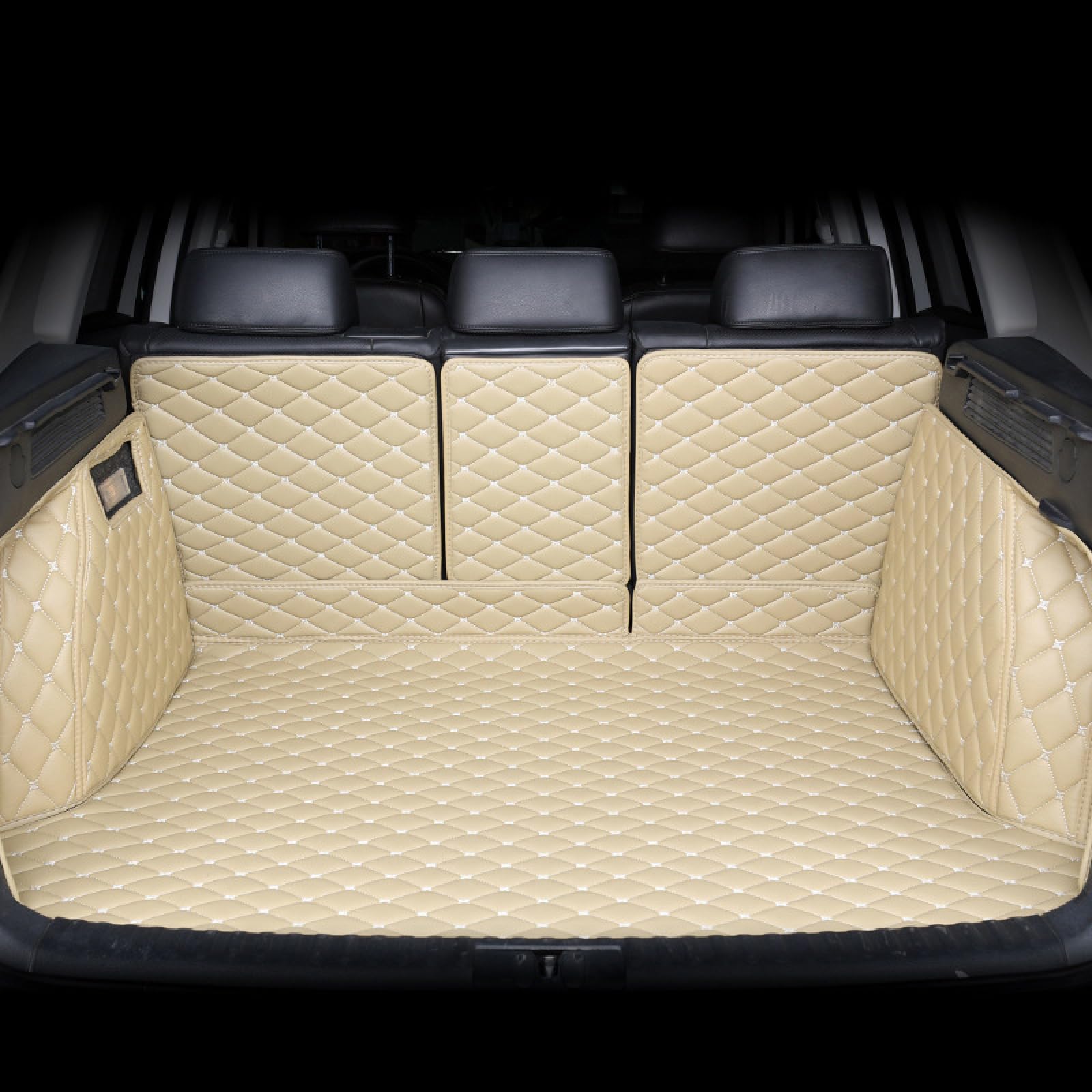 Vollständige Abdeckung, Kofferraummatten, rutschfeste Bodenmatte, Kofferraummatten, Teppich, Innenzubehör, für Benz R-Klasse V251 V-Klasse 2022 von SUMECH