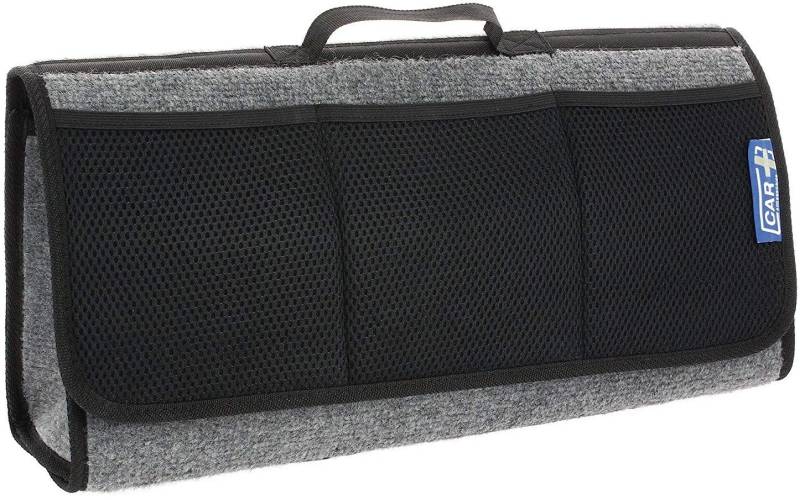 Sumex 2808032 Kofferraumtasche aus schwarzem Teppichbodenstoff mit Klettverschluss, 50 x 25 cm von Sumex