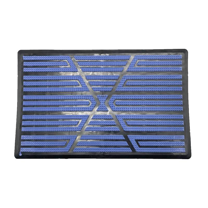 Universal Auto Fahrzeuge LKW Boden Teppich Matte Patch Ablage Ablage Platte Fuß Pedal Unterlage PVC Wasserdichtes Anti-Rutsch-Pad Autozubehör von SUMKTO