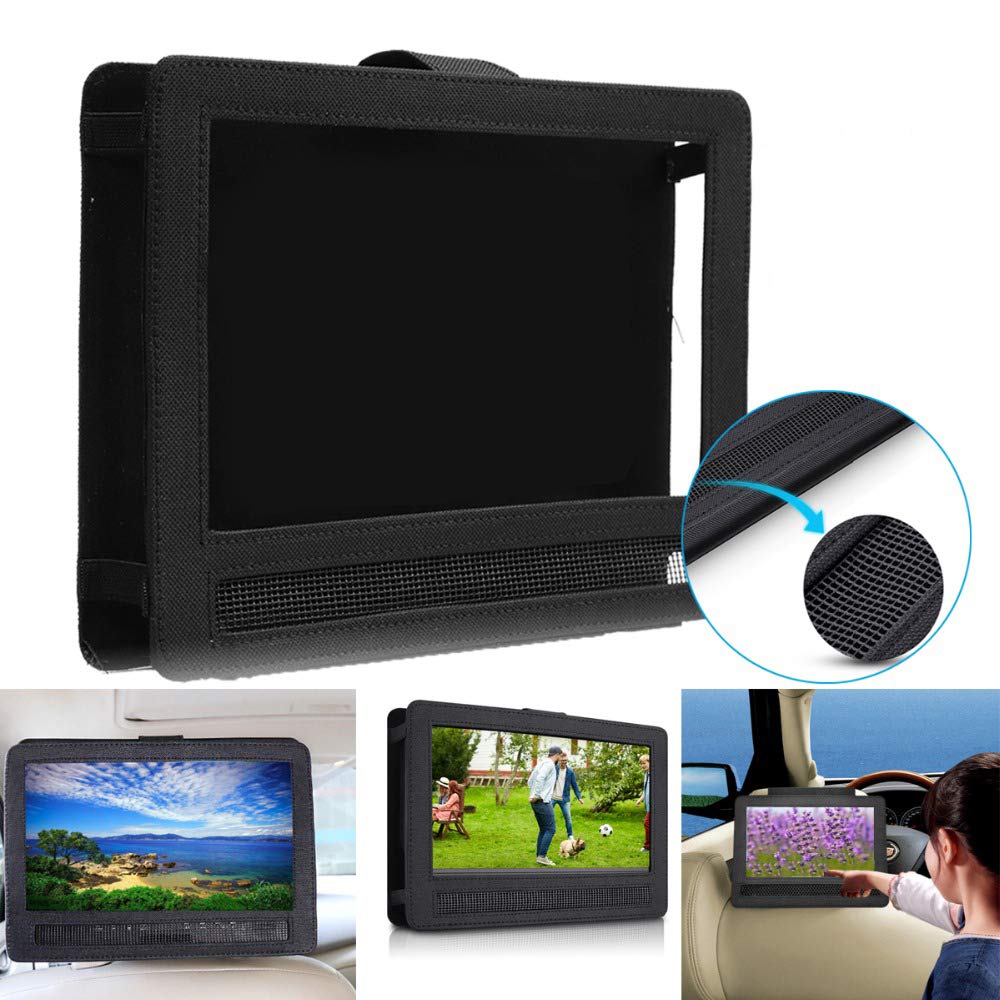 Halterung für Autokopfstützenhalterung, SUNWAN - 3 Größen Tabletten DVD-Player Aufbewahrung Tragetasche Fall 7"9" 10" von SUNWAN