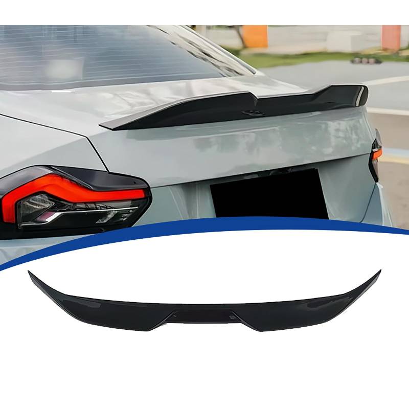 Heckspoiler für BMW 2 Series G42/G87 M2 2-Door 2022 2023, Auto Heckflügel Performance-Spoiler Heckflügel Spoilerlippe Auto Tuning Car Tuning Styling Zubehör von SUNYSGS