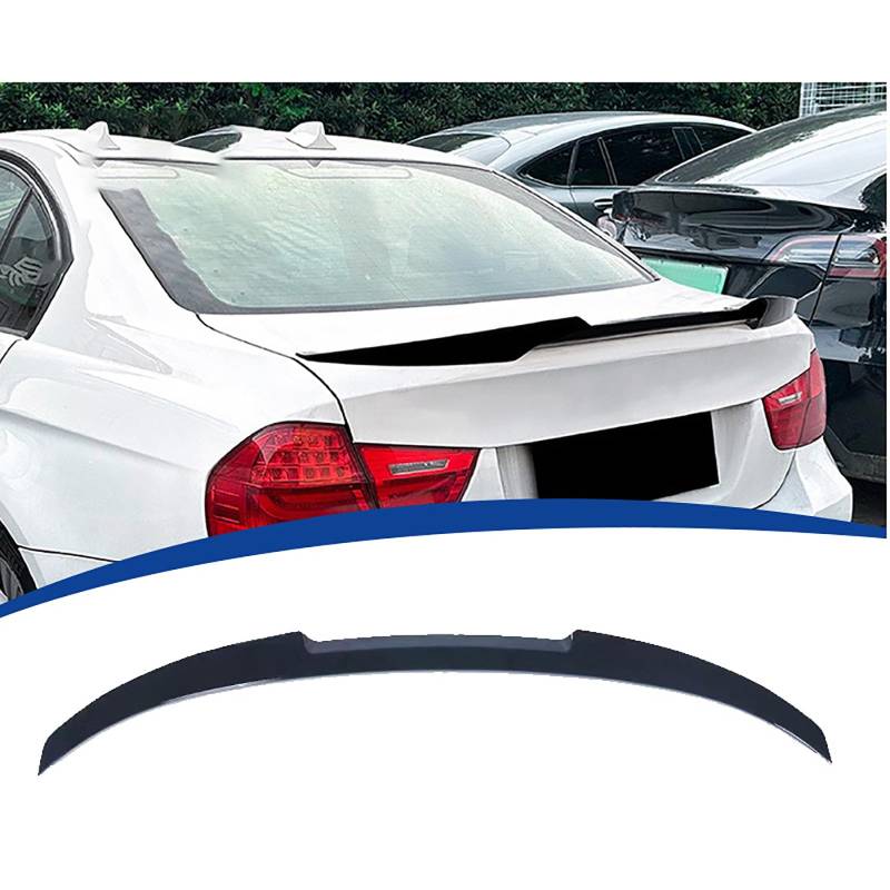 Heckspoiler für BMW 3 Series E90 2005 2006 2007 2008 2009 2010 2011 2012, Auto Heckflügel Performance-Spoiler Heckflügel Spoilerlippe Auto Tuning Car Tuning Styling Zubehör von SUNYSGS