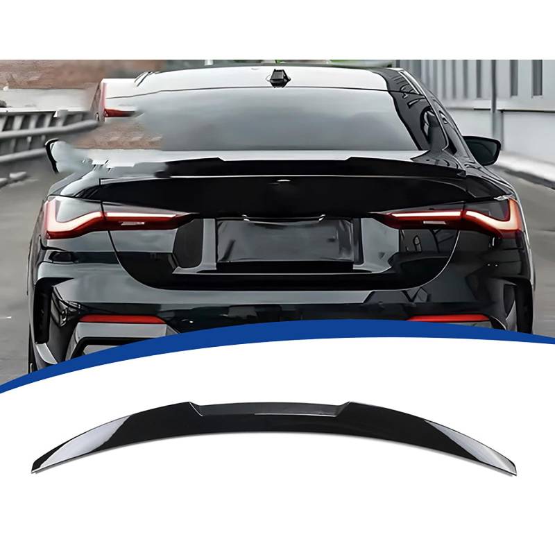 Heckspoiler für BMW 4 Series 2-Door G22 2021 2022 2023 2024, Auto Heckflügel Performance-Spoiler Heckflügel Spoilerlippe Auto Tuning Car Tuning Styling Zubehör von SUNYSGS