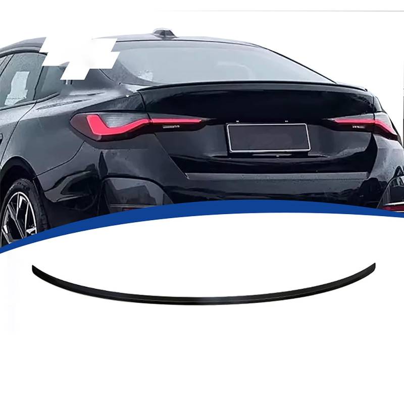 Heckspoiler für BMW 4 Series 4-Door G26 2021 2022 2023 2024, Auto Heckflügel Performance-Spoiler Heckflügel Spoilerlippe Auto Tuning Car Tuning Styling Zubehör von SUNYSGS