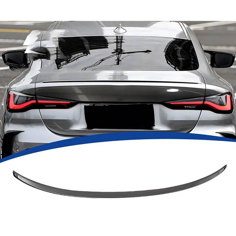 Heckspoiler für BMW 4 Series G22 2-Door 2021, Auto Heckflügel Performance-Spoiler Heckflügel Spoilerlippe Auto Tuning Car Tuning Styling Zubehör von SUNYSGS