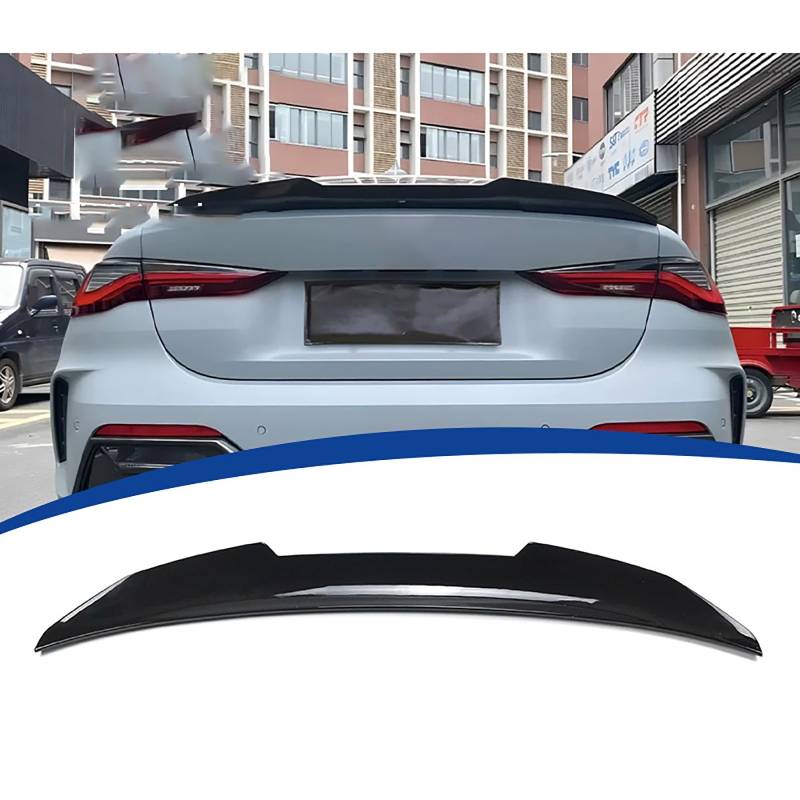 Heckspoiler für BMW 4 Series G22 2-Door Coupe 2020 2021 2022, Auto Heckflügel Performance-Spoiler Heckflügel Spoilerlippe Auto Tuning Car Tuning Styling Zubehör von SUNYSGS