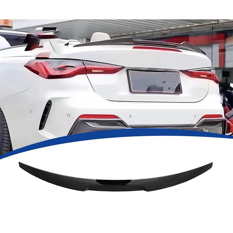 Heckspoiler für BMW 4 Series G23 Convertible 2021 20222 2023 2024, Auto Heckflügel Performance-Spoiler Heckflügel Spoilerlippe Auto Tuning Car Tuning Styling Zubehör von SUNYSGS