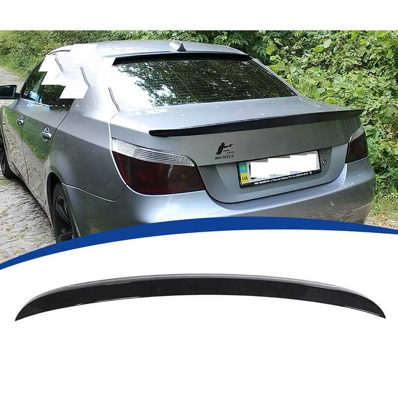 Heckspoiler für BMW 5 Series E60 2005 2006 2007 2008 2009 2010 2011, Auto Heckflügel Performance-Spoiler Heckflügel Spoilerlippe Auto Tuning Car Tuning Styling Zubehör von SUNYSGS