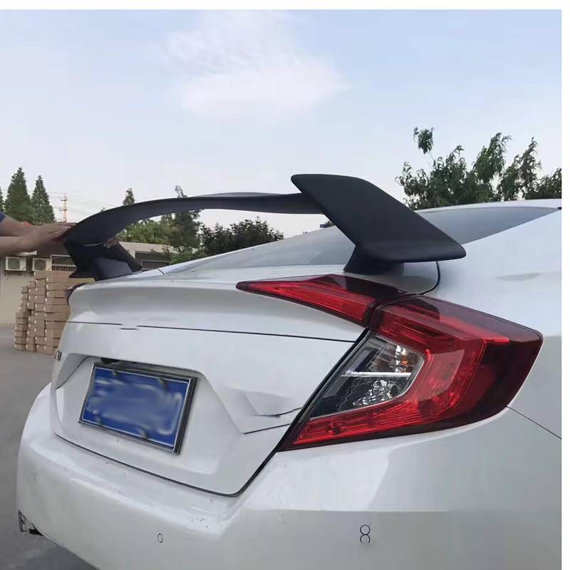 Heckspoiler für Civic 2016, Auto Heckflügel Performance-Spoiler Heckflügel Spoilerlippe Auto Tuning Car Tuning Styling Zubehör von SUNYSGS
