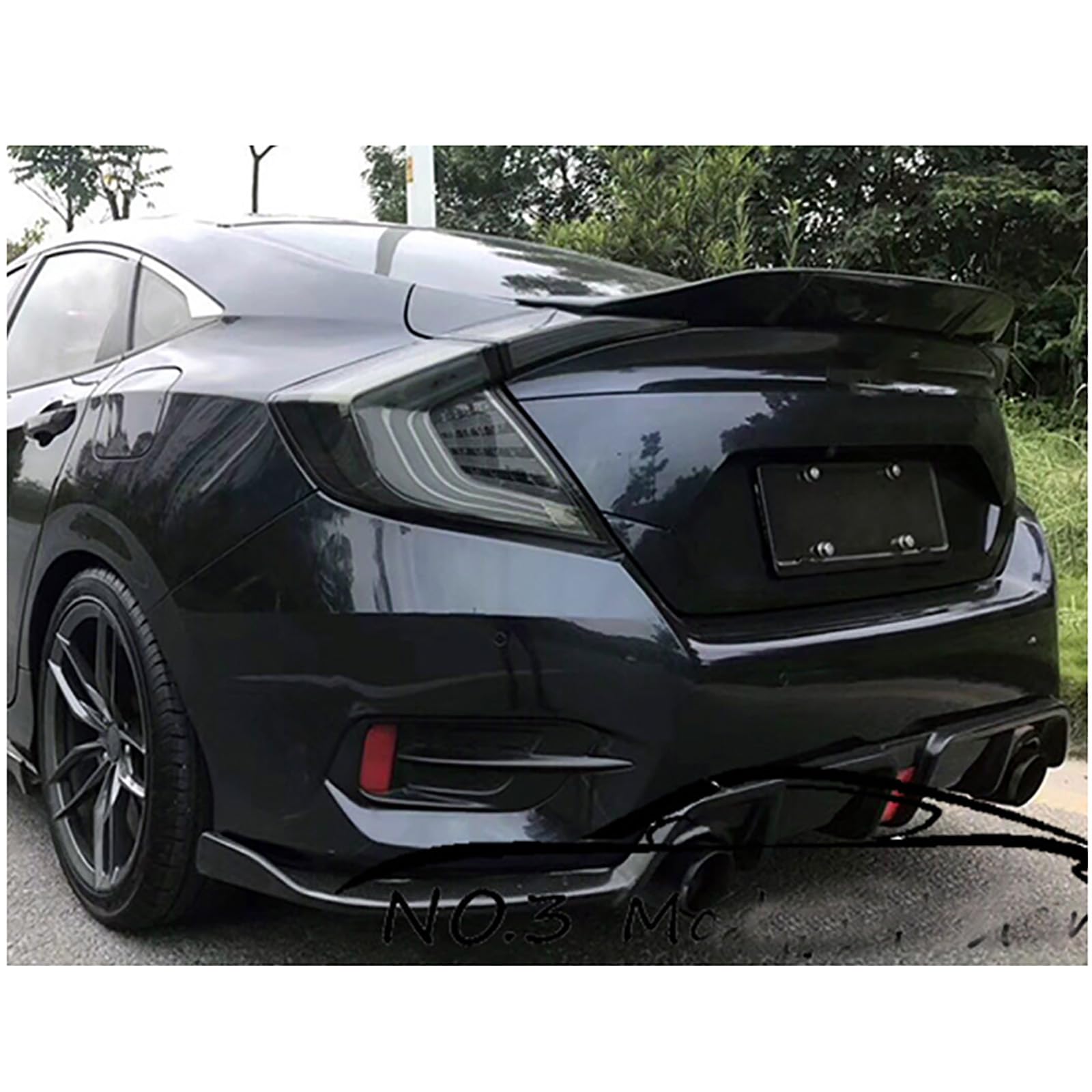 Heckspoiler für Civic 2016 2017 2018 2019 2020, Auto Heckflügel Performance-Spoiler Heckflügel Spoilerlippe Auto Tuning Car Tuning Styling Zubehör Heckspoiler für Civic 2016 2017 2018 2019 2020, Auto Heckflügel Performance-Spoiler Heckflügel Spoilerlippe Auto Tuning Car Tuning Styling Zubehör von SUNYSGS