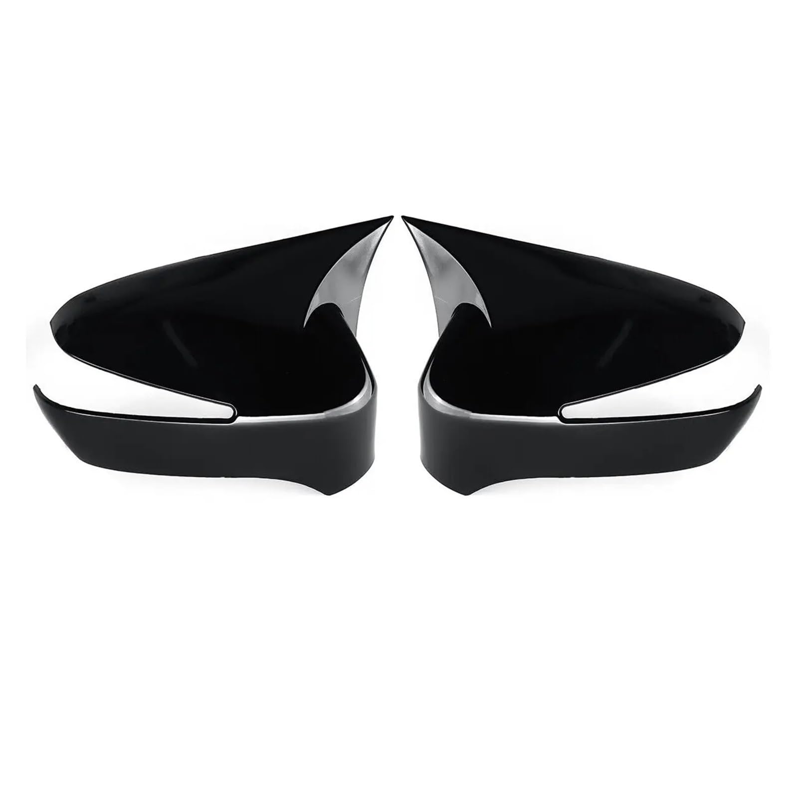 Außenspiegel Auto Rückspiegel Seitenspiegel Abdeckung Flügel Kappe Aufkleber Tür Rückansicht Fall Trim Carbon Look Schwarz Für Civic Für 8 2005-2011 Rückspiegelkappe(with Light Black) von SUPER DAFI