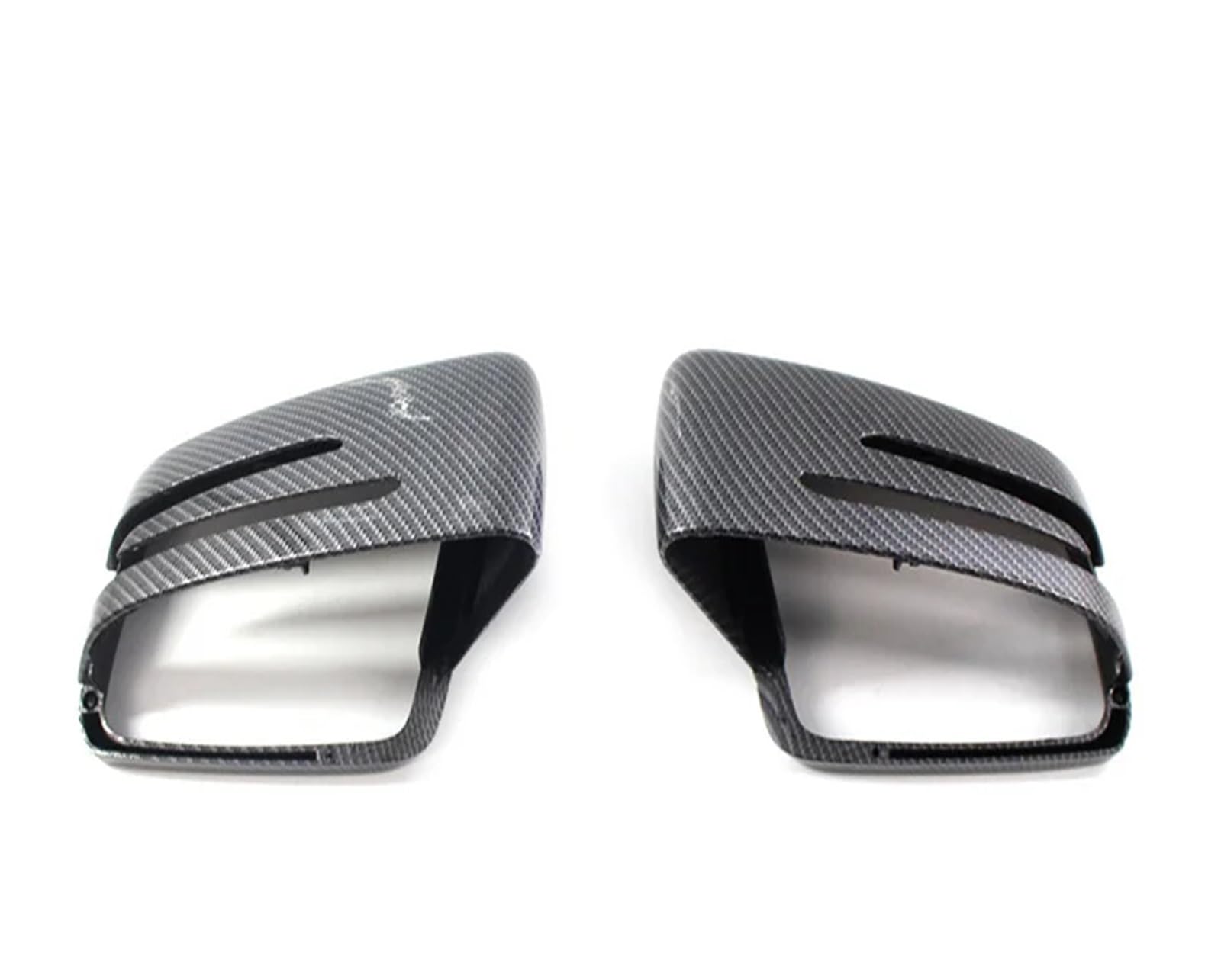 Außenspiegel Carbon Faser Auto Rückspiegel Abdeckung Für ABCES Für CLA Für GLA Für GLK Für Klasse W176 W246 W204 W212 W221 C177 X204 X156 Rückspiegelkappe(Carbon Fiber Pattern) von SUPER DAFI